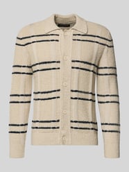 Regular Fit Strickjacke aus Baumwoll-Mix von Marc O'Polo - 45