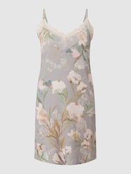 Nachthemd met bloemenmotief  van Pinklabel Bruin - 39