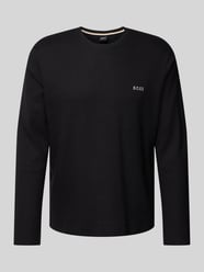 Longsleeve mit Label-Stitching von BOSS Schwarz - 43