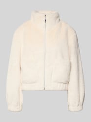 Jack van imitatiebont en ritssluiting van monari Beige - 23