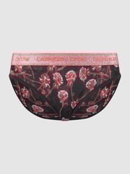 Slip aus Mesh von CK One Schwarz - 46