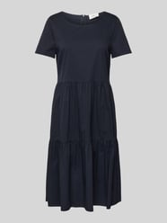 Knielange jurk in laagjeslook van ROBE LÉGÈRE - 3