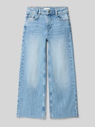 Wide Fit Jeans mit Logo-Patch von Mango - 1