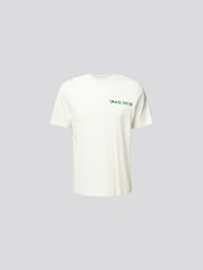 T-Shirt mit Label-Print von WOOD WOOD Grau - 1
