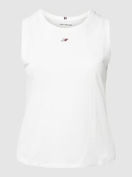 PLUS SIZE tanktop in semi-transparant design van Tommy Hilfiger Curve Wit - 21