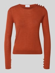 Regular Fit Strickpullover mit Knopf-Details von Marella - 25