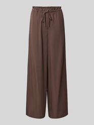 Stoffhose mit weitem Bein und Tunnelzug von Mango - 26
