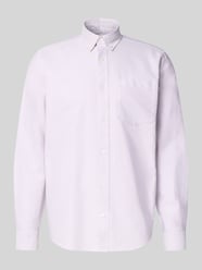 Koszula casualowa o kroju regular fit z kołnierzykiem typu button down od Carhartt Work In Progress Fuksjowy - 18