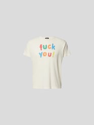 T-Shirt mit Statement-Print von R13 Weiß - 39