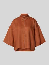 Boxy Fit Leinenbluse mit 3/4-Arm Modell 'RITO' von MM by Max Mara - 18