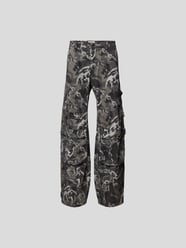 Cargohose mit Cargotaschen von HAN Kjobenhavn Grau - 3