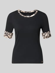Regular Fit T-Shirt mit Animal-Print von Marc Cain - 29