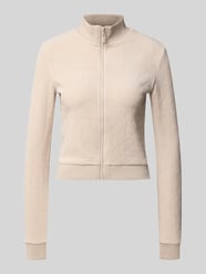 Slim Fit Sweatjacke mit Stehkragen Modell 'LAUDOMIA' von GUESS Activewear - 1