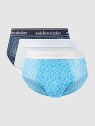 Slip mit Stretch-Anteil im 3er-Pack  von Seidensticker Blau - 22
