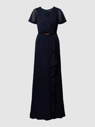 Avondjurk in wikkeldesign van Lauren Ralph Lauren Blauw / turquoise - 33