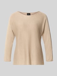 Pullover met glanzende look van s.Oliver BLACK LABEL Beige - 34