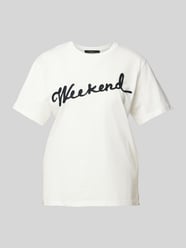 T-shirt met labelstitching, model 'OLGA' van Weekend Max Mara - 46