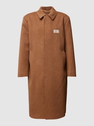 Mantel mit Label-Print Modell 'Barcode Carcoat' von VTMNTS Braun - 20