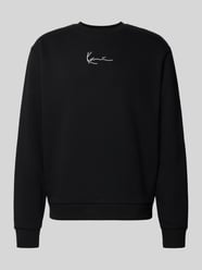 Regular Fit Sweatshirt mit Logo-Stitching Modell 'Crew' von KARL KANI - 7