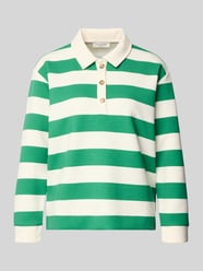 Sweatshirt met polokraag en knoopsluiting van Christian Berg Woman - 8