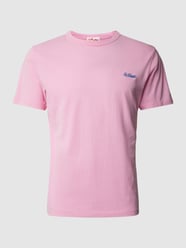 T-Shirt mit Label-Stitching Modell 'DOVER' von MC2 Saint Barth Rosa - 10