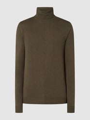 Fijn gebreide coltrui, model 'Emil' van Jack & Jones Groen - 13