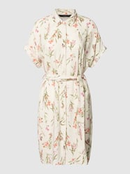 Blousejurk van viscose met bloemenprint, model 'EASY' van Vero Moda Wit - 34