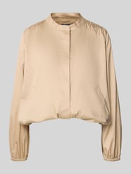 Jacke mit verdeckter Knopfleiste von White Label Beige - 21