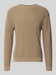 Pullover mit Strickoptik von ONLY & SONS Beige - 45