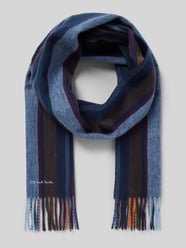 Schal mit Woll-Anteil von PAUL SMITH Blau - 12