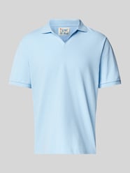 Regular fit poloshirt met V-hals, model 'CHARLES' van MC2 Saint Barth - 13