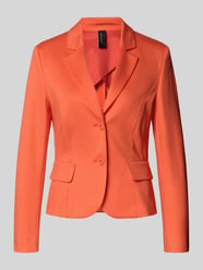 Żakiet o kroju slim fit z mieszanki wiskozy od Marc Cain - 11