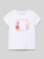 t-shirt met ronde hals en motiefprint van GUESS - 13