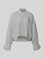 Relaxed fit overhemdblouse met blinde knoopsluiting, model 'OSHIA' van Drykorn - 15