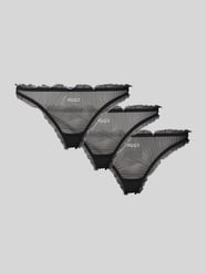 String met labelstitching in een set van 3 stuks, model 'MESH' van HUGO - 9