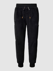 Sweatpants mit Teddyfell von EA7 Emporio Armani Schwarz - 39