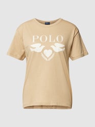 T-shirt met label- en motiefprint van Polo Ralph Lauren Beige - 22