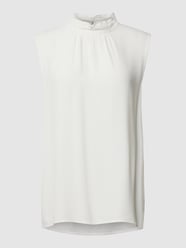 Blousetop met opstaande kraag van More & More Wit - 28