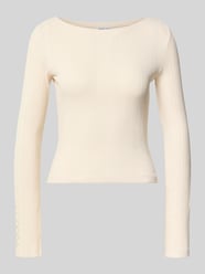 slim fit shirt met lange mouwen van katoenmix van Jake*s Casual - 24