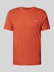 T-shirt z nadrukiem z logo model ‘Alphis’ od JOOP! Jeans Czerwony - 37