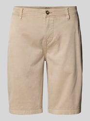 Regular Fit Bermudas mit Gesäßtaschen von Lerros Beige - 16