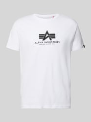 T-Shirt aus Baumwolle Modell 'BASIC' von Alpha Industries - 32