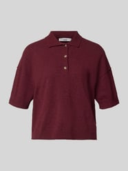 Boxy Fit T-Shirt aus Baumwoll-Mix von Marc O'Polo DENIM Bordeaux - 27