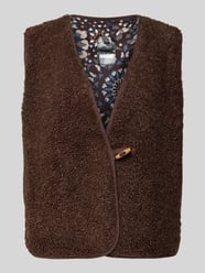 Regular Fit Weste aus Teddyfell Modell 'Gozima' von ICHI - 43