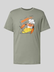 T-Shirt mit Label-Print von Nike Braun - 5