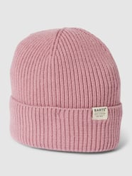 Beanie met labeldetail, model 'Sisterbro' van Barts Roze - 3