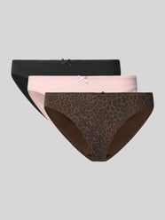 Slip aus Baumwoll-Mix im 3er-Pack von Jake*s Casual - 34