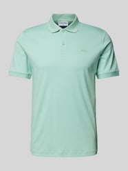 Regular Fit Poloshirt mit Knopfleiste von CK Calvin Klein Türkis - 30