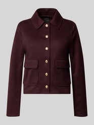 Blazer met knoopsluiting van Zero Bordeaux - 37