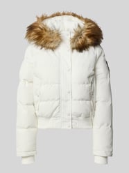 Kurtka pikowana z kapturem i sztuczne futro model 'EVEREST BOMBER' od Superdry - 16